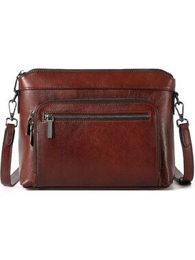 Stylish Leather Crossbody Bag for Women | RFID Blocking Purses & Handbags